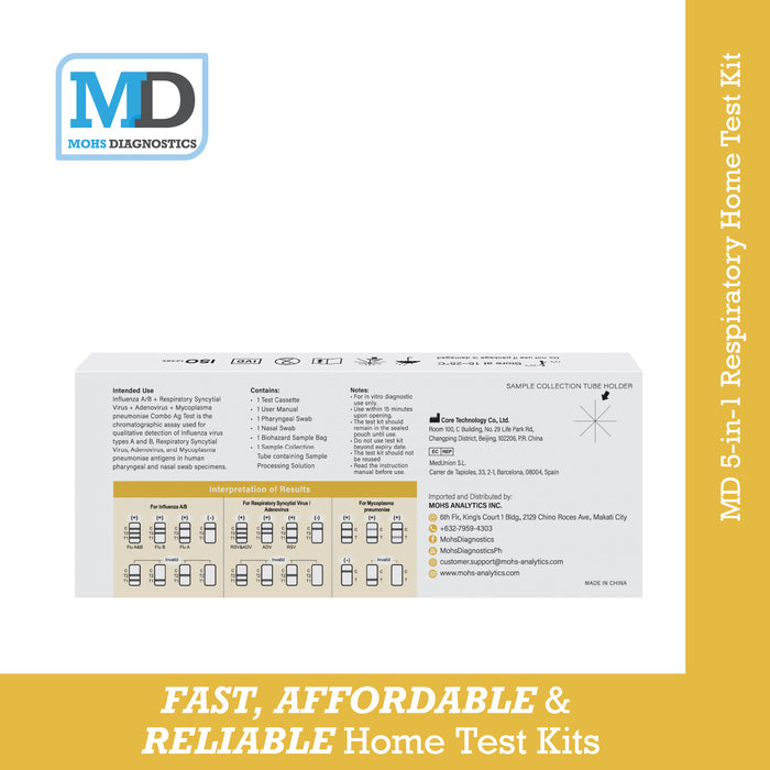 MD 5-IN-1 Respiratory Home Test Kit