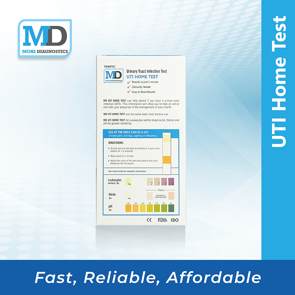 MD UTI Home Test Back