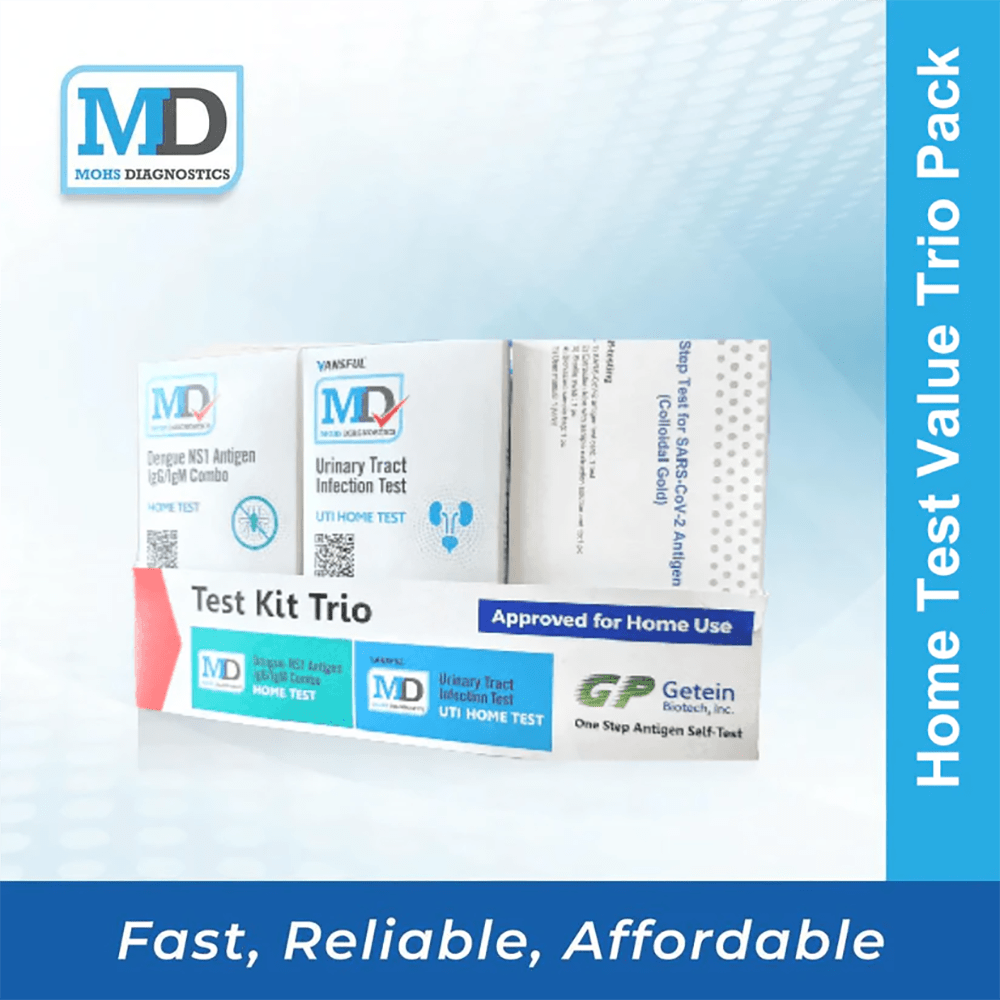Mohs Diagnostics Home Test Value Trio Pack