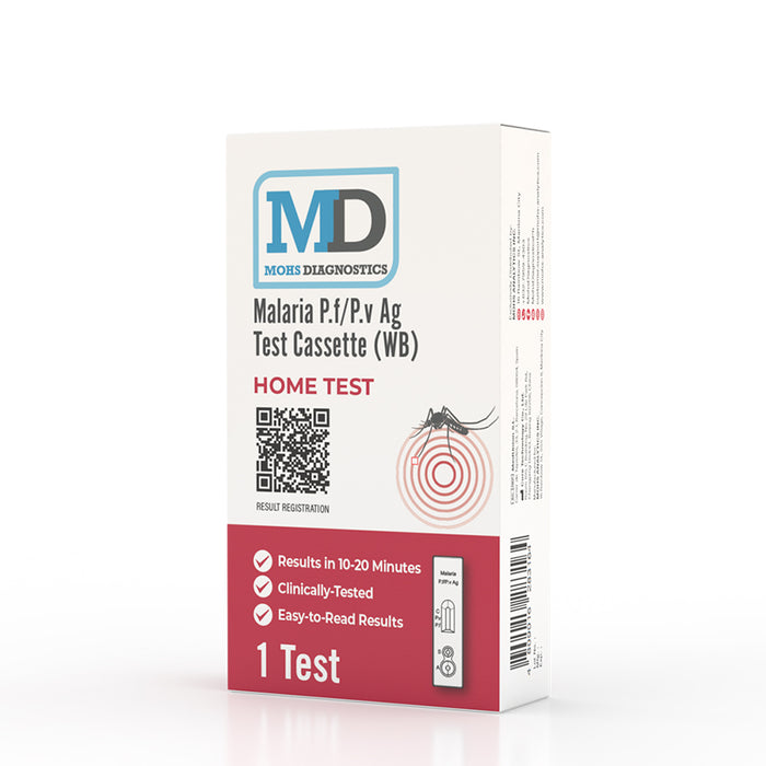 Mohs Diagnostic MALARIA P.F/P.V AG  TEST CASSETTE (WB)