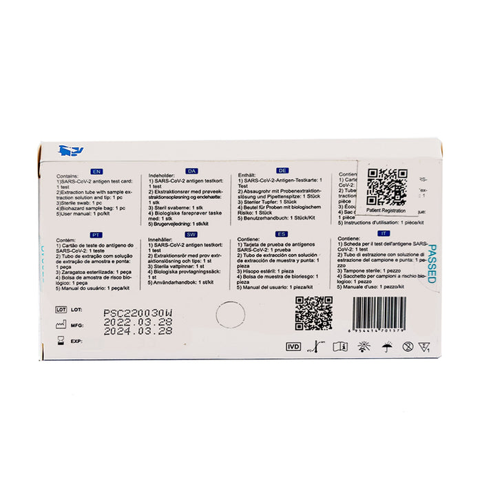 One Step Test for SARS-CoV-2 Antigen