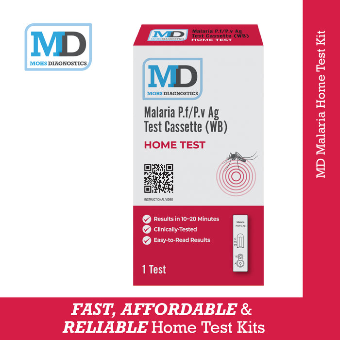 MD Malaria P.F/P.V AG Test Casette (WB)